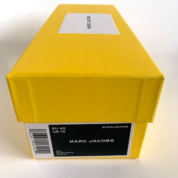 Marc Jacobs Black and Cream Striped Flats - Picture 3 of 6